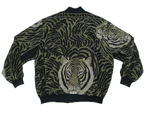 versace jacket tiger|Versace bomber jacket.